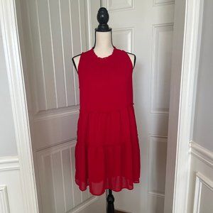 Red Summer, Flowy Dress